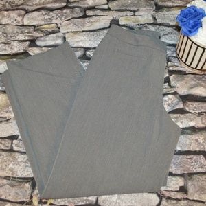 Liz Claiborne Womens Gray Audrey Work Pants Size 8